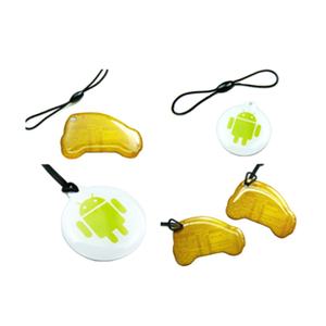 Tag anello epossidico NFC/tag epossidico nfc con portachiavi 13.56MHz epoxy RFID dog tag - Product Image 1