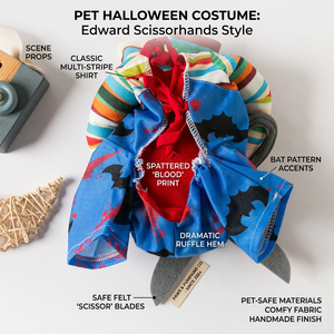 Disfraz de Halloween Edward <span class=keywords><strong>Scissorhands</strong></span> para Perros y Gatos Pequeños y Medianos, Ropa para Mascotas - Product Image 4