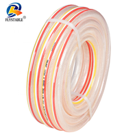 Tuyau flexible en PVC transparent tressé en nylon personnalisable pour l'arrosage du jardin, tuyau d'irrigation de 1,5 pouces, tuyau renforcé