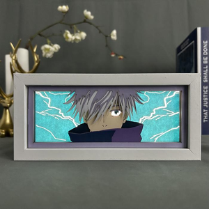 195 modèles 3D Anime LED boîte à lumière Kamado Tanjirou <span class=keywords><strong>Nezuko</strong></span> papier sculpture lampe figurine jouets cadeau d'anniversaire - Product Image 4