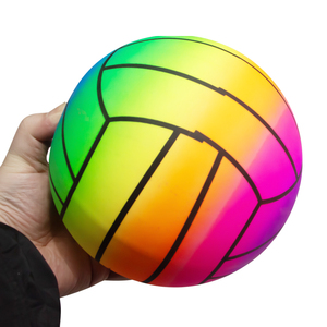Venta al por Mayor de Balones de Voleibol Arcoíris, Globos de Agua de PVC Coloridos, Juguetes para Niños - Product Image 4