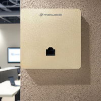 Point d'accès mural Wi-Fi 6 AX1800 double bande Wave2 MU-MIMO Gigabit PoE 86 pour entreprise, hôtel/villa Meiweisi RQ1800