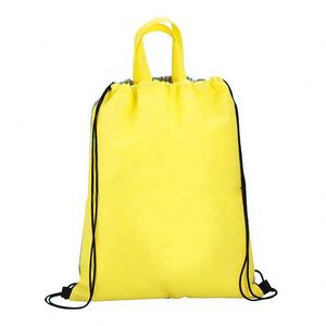 Sac fourre-tout personnalisé avec cordon de serrage et poignées renforcées, sac à dos, cadeaux sportifs, publicité promotionnelle, sac non tissé, idées commerciales - Product Image 2