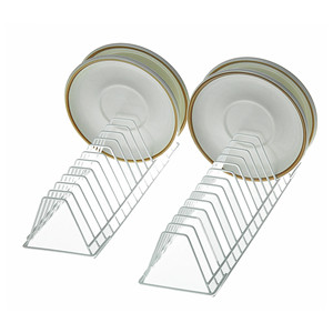 Portapiatti per armadietto con design a 10 livelli, organizer per piatti - Product Image 1