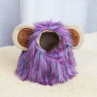 Chat Chien Chapeau Lion Perruque Chapeaux Drôle Halloween Accessoires De Noël Pet Automne/Hiver Vêtements Chauds