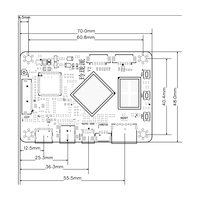Tablette industrielle android carte mère rockchip RK3566 carte contrôleur lcd 30 broches pour tablette carte mère edp LVDS MIPI contrôleur