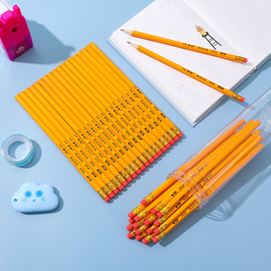Colored Pencils HB 5.0mm Wooden Hexagonal Exam Sketching <b>Writing</b> Pencils Bucket <b>Set</b> - Product Image 4