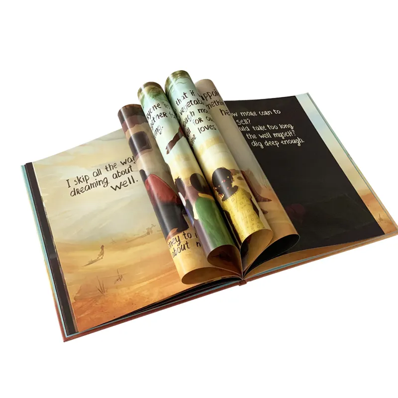 China publishing book printing hard cover children's book printing services