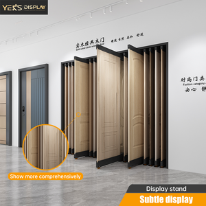 YEKS Présentoir coulissant en bois entièrement personnalisable, mécanisme coulissant multifonctionnel et écologique pour salle d'exposition - Product Image 6