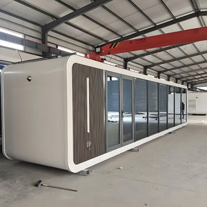 บ้านคอนเทนเนอร์เหล็กสมัยใหม่ แอปเปิ้ล แคบิน บ้านสำเร็จรูป อพาร์ทเมนท์ ดีไซน์มินิมอล สมาร์ทโฮม สตูดิโอหลังบ้าน น้ำหนักเบา - Product Image 6