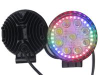 Luz de Trabajo LED de 4 Pulgadas y 27 W, Foco Resistente, Impermeable IP68, de Aluminio para Cherokee (KL) 4x4, Faro Delantero para Tractor