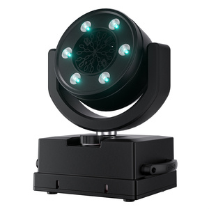 SHEHDS Machine à bulles mobile rechargeable 100W DMX512 9CH avec éclairage LED pour effets de scène, idéale pour mariages, concerts et fêtes - Product Image 5