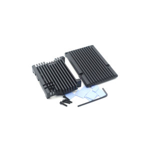 Carcasa de Protección de Refrigeración de Aleación de Aluminio para Raspberry <span class=keywords><strong>Pi</strong></span> con 1 Ventilador PWM para Raspberry <span class=keywords><strong>Pi</strong></span> 5 - Product Image 4