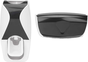 Support de brosse à dents et distributeur automatique de dentifrice, ensemble anti-poussière à fixation murale par ventouse, presse-dentifrice pour salle de bain - Product Image 3