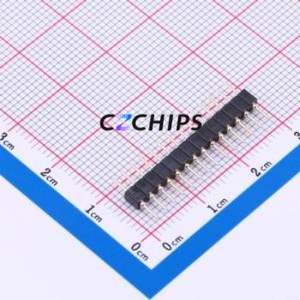 PZ200-1-14-Z-C Pin Header Through hole Component (THT),P=2mm Connector 1x14P 2mm 2mm Round Pin - Product Image 2