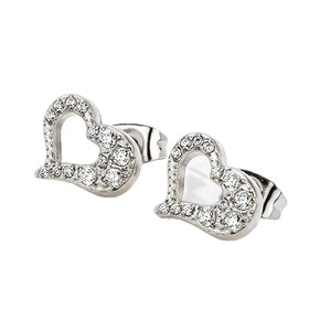 Pendientes de tuerca de moissanita VVS GRA de corte redondo con diseño de cola de pez de líneas simples, rellenos de oro de 14K, joyería de uso diario para mujer - Product Image 1