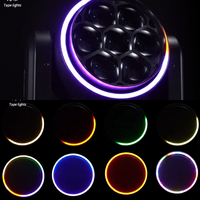 Projecteur professionnel Mini 7x40W Zoom Bee Eye à tête mobile RGBW 2800-6800K LED pour scène, bar, karaoké, fête, mariage, spectacle