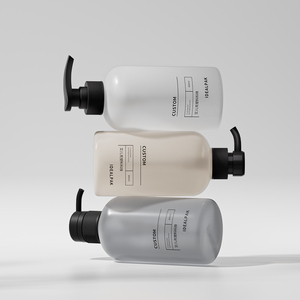 Sinh Thái Thân Thiện Với Bơm Lại Chai Dầu Gội Rỗng Bao Bì Mờ Tùy Chỉnh Màu Xanh Lotion Bơm Rửa Cơ Thể Chai 400Ml - Product Image 6