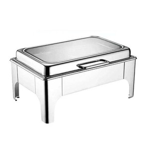 Réchaud alimentaire électrique en acier inoxydable pour buffet, restaurant, restauration - Product Image 1