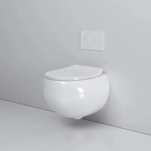 Baño colgado en la pared inodoro <span class=keywords><strong>UF</strong></span> cubierta cisterna oculta inodoro forma de huevo montado en la pared inodoro de cerámica - Product Image 1