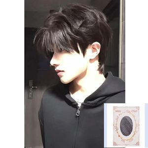 Vente chaude Perruque de Cheveux Humains Bouclés Beau Et Naturel Faux Cheveux Humains Pleine Couverture De Tête - Product Image 6