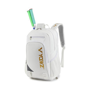 Custom Portable Pickleball and Padel Racket Bag Handbag With Large Capacity Custom Logo Water-resistant <b>Nylon</b> Tennis <b>Tote</b> Bag - Product Image 3