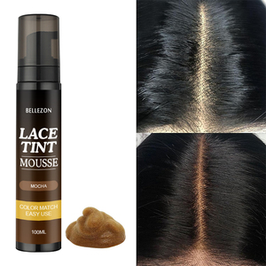 Pelucas de encaje de mezcla precisa que combinan con tono de piel Aspecto natural semipermanente Mousse de tinte de encaje - Product Image 1