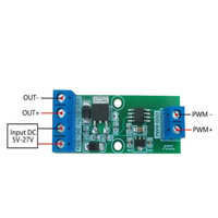 Module amplificateur de signal PWM DC 5V 12V 24V, carte de commande MOS, fréquence réglable 0-30KHz, 2A, contrôle de vitesse du moteur YF-44