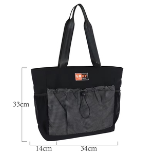 กระเป๋าโท้ทผ้าแคนวาสกันน้ำอเนกประสงค์สำหรับผู้หญิง ขนาดใหญ่ ใส่ของได้เยอะ เหมาะสำหรับกิจกรรมกลางแจ้งและกีฬา - Product Image 2