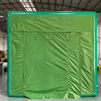 Prix d'usine Cage d'entraînement au golf portable simulateur de golf gonflable tente de tir avec projecteur et écran