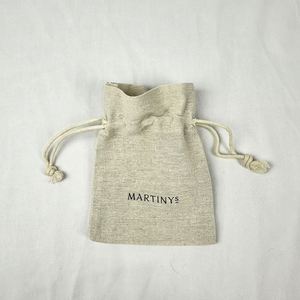 New Design Promotion 100% Jute Material <b>Drawstring</b> <b>Pouch</b> Eco-Friendly Jute Dust <b>Pouch</b> Multiple Sizes Natural Linen Jute Bag - Product Image 6