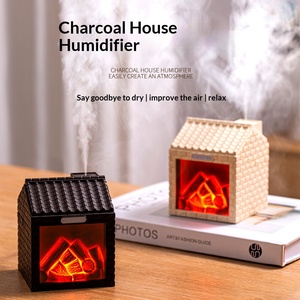 Humidificador <span class=keywords><strong>Charo</strong></span> - Humidificador USB para el Hogar y la Oficina, Gran Volumen de Vapor, Decorativo, con Luz Nocturna - Vaporizador USB Hidratante y Portátil - Product Image 1
