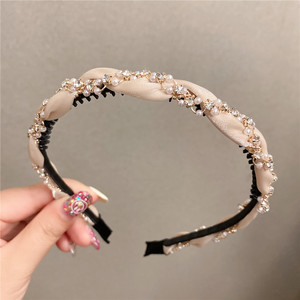 Diadema de Hada de cristal con diamantes de imitación para mujer, accesorios para el cabello, diadema de perlas - Product Image 4
