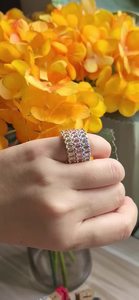 RFJEWEL 2026 Nuevo Anillo Elegante Ovalado <span class=keywords><strong>de</strong></span> Latón con Circonita, Chapado en Plata/Oro Rosa/Oro, Joyería Unisex <span class=keywords><strong>de</strong></span> Moda para Hombre y Mujer - Product Image 5