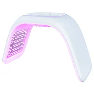 5D-Kollagen 7-farbige Licht-LED-Lichttherapie-Schönheitsmaschine für Gesicht Dampf-Nano-Spray Anti-Aging-Gesichtsmaske Led-Maske blaulicht