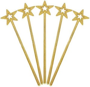 Vente chaude Star Wand Elf bâton ange fée princesse bâton magique Halloween fête d'anniversaire 13 pouces or argent arc-en-ciel - Product Image 2