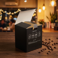 Boîtes d'emballage personnalisées en papier écologique pour thé, café, fleurs, avec impression couleur et logo