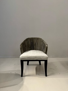 Chaise élégante en bois à motif léopard, personnalisable en usine, chaises de <span class=keywords><strong>restaurant</strong></span> en velours nordique modernes pour salon commercial et appartement - Product Image 3
