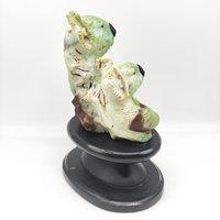 Sculpture de koala en chrysoprase, artisanat en pierres précieuses naturelles, best-seller, idéal pour un cadeau promotionnel