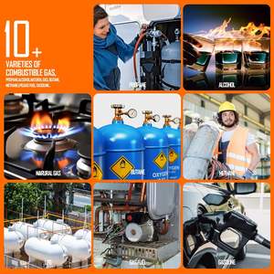 جهاز إنذار طبيعي محمول PT202 لتحديد موقع تسرب الغاز من الغازات القابلة للاحتراق غاز الميثان LPG LNG الصرف الصحي المنزلي - Product Image 6