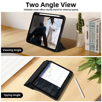 Étui de tablette simple et élégant en TPU antichoc pour iPad Air 13 Pro 13 2024, support vidéo avec emplacement pour stylet