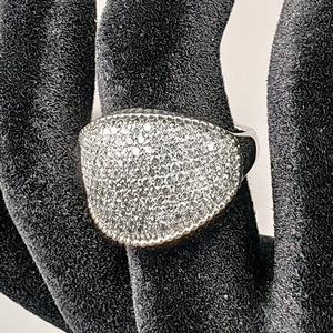 Женское кольцо в стиле хип-хоп из серебра 925 пробы - Product Image 2