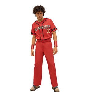 Costume de cosplay One Piece Luffy, ensemble complet, tenue de style film rouge pour Halloween, jeu de rôle - Product Image 2