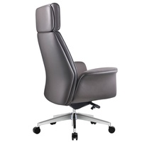Fauteuil de Direction Luxe Moderne Pivotant en Acier Inoxydable Durable pour Bureau et Domicile