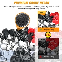 130PCS Corps Intérieur et Extérieur Clip de Fixation Clip de Moulage à Bascule W/Scellant pour Mini Cooper 51-71-7-127-742 13-1-480