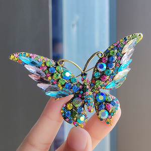Broche de Mariposa de Alta Calidad, Broche de Diamantes de Imitación, Accesorios de Ropa para Mujer, Broche de Insecto Animal Bonito - Product Image 4
