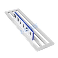 Rummikub Logo gravé au laser rose vif Personnalisez l'ensemble de jeux de rami à trois couches inclus Racks et boîte