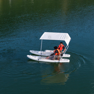 Moteur électrique haute visibilité pliant gonflable PVC bateau de pêche pêche de nuit bateau rigide stable pour les activités nautiques - Product Image 5