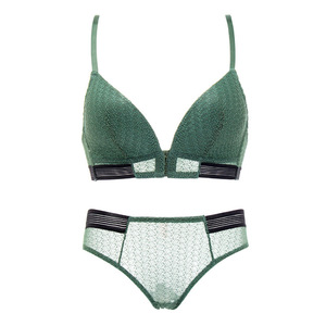 Ensembles <span class=keywords><strong>soutien</strong></span>-<span class=keywords><strong>gorge</strong></span> et culotte push-up de couleur unie en dentelle bonnet B C Bralette sous-vêtements <span class=keywords><strong>ensemble</strong></span> de <span class=keywords><strong>soutien</strong></span>-<span class=keywords><strong>gorge</strong></span> pour femmes vente en gros bon marché - Product Image 5