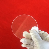 Verre minéral cristallin sodocalcique découpé au laser en usine, 37,5*1 mm, ultra fin et transparent pour éclairage LED